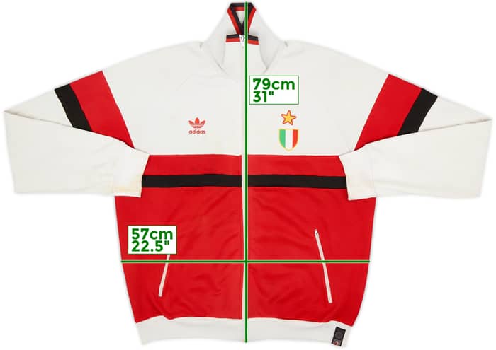 2009-10 AC Milan adidas Originals Track Jacket - 5/10 - (XL)