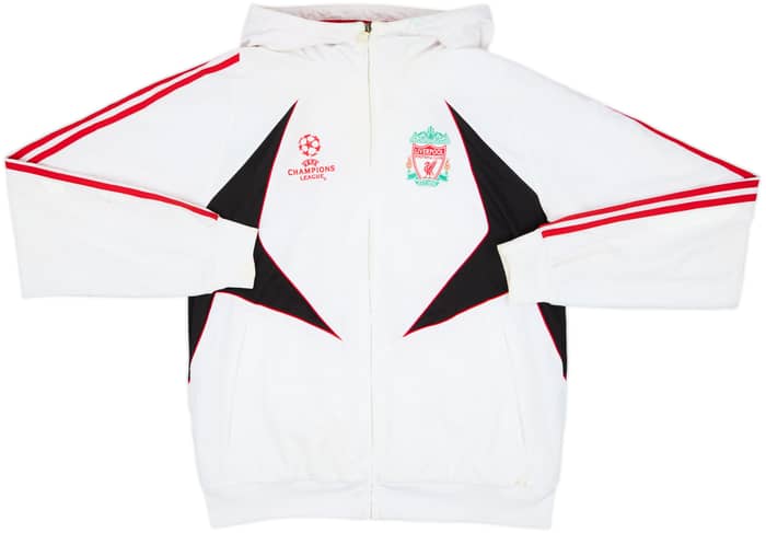 2007-08 Liverpool adidas CL Hooded Track Jacket - 5/10 - (M/L)