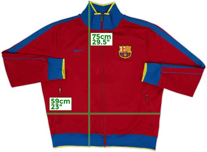 2010-11 Barcelona Nike N98 Track Jacket - 6/10 - (XL)