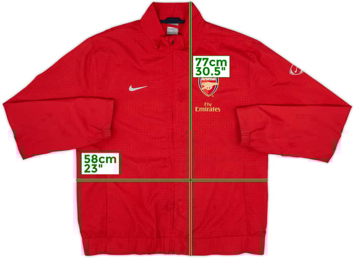 2008-09 Arsenal Nike Track Jacket - 6/10 - (XL)