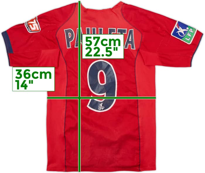 2004-05 Paris Saint-Germain Away Shirt Pauleta #9 - 5/10 - (M.Boys)