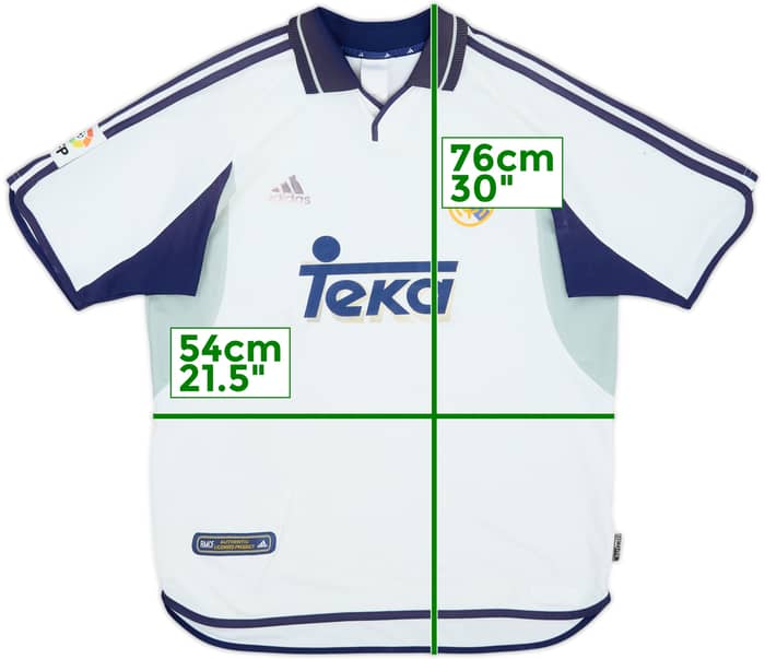2000-01 Real Madrid Home Shirt - 4/10 - (M)
