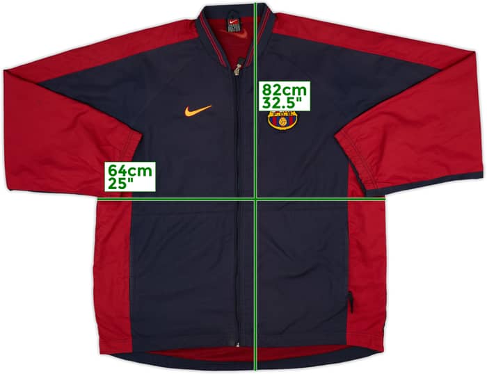 1998-99 Barcelona Nike Track Jacket - 5/10 - (XL)
