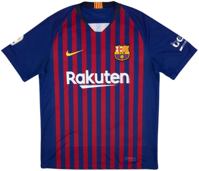 2018-19 Barcelona Home Shirt - 4/10 - (M)
