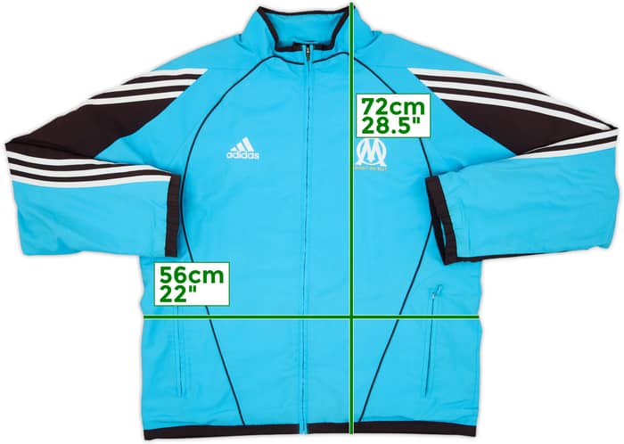 2005-06 Olympique Marseille adidas Track Jacket - 6/10 - (M/L)