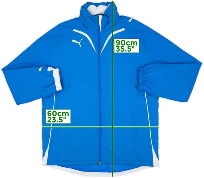 2007-08 Lazio Puma Padded Bench Coat - 7/10 - (M)
