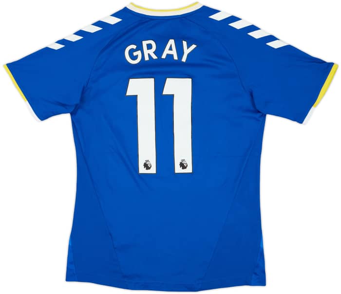 2021-22 Everton Home Shirt Gray #11 - 8/10 - (S)