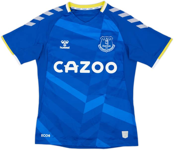 2021-22 Everton Home Shirt Gray #11 - 8/10 - (S)