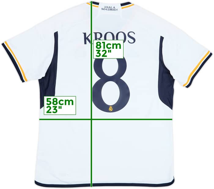 2023-24 Real Madrid Home Shirt Kroos #8 - 7/10 - (XL)
