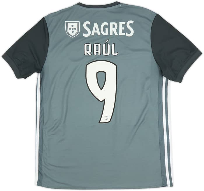 2017-18 Benfica Away Shirt Raul #9 - 6/10 - (L)