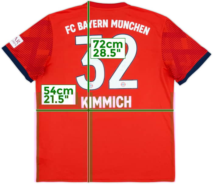 2018-19 Bayern Munich Home Shirt Kimmich #32 - 4/10 - (L)