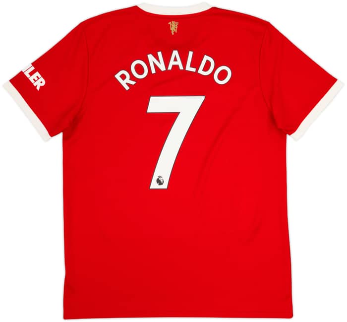 2021-22 Manchester United Home Shirt Ronaldo #7 - 8/10 - (L)