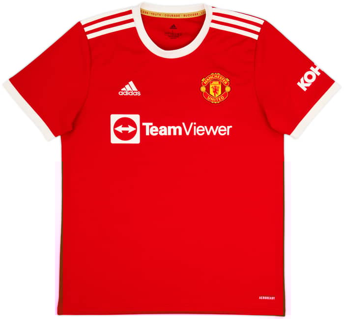 2021-22 Manchester United Home Shirt Ronaldo #7 - 8/10 - (L)