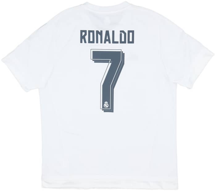 2015-16 Real Madrid Home Shirt Ronaldo #7 - 8/10 - (XL)