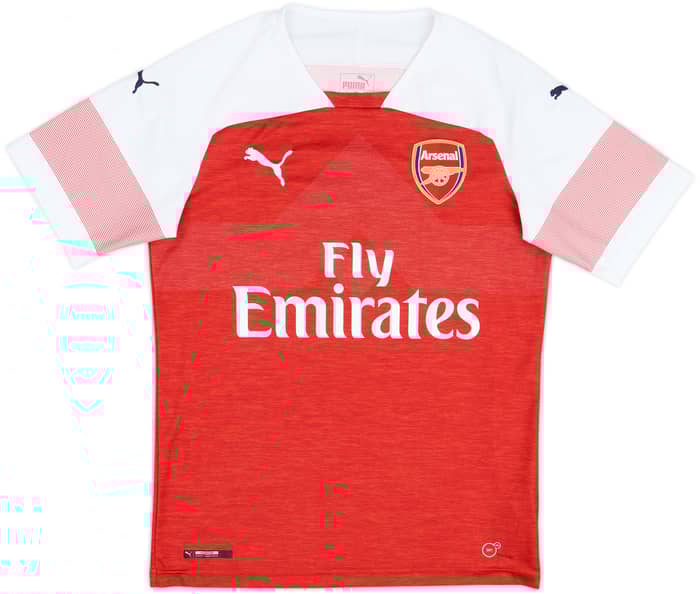 2018-19 Arsenal Home Shirt Saka #87 - 8/10 - (S)