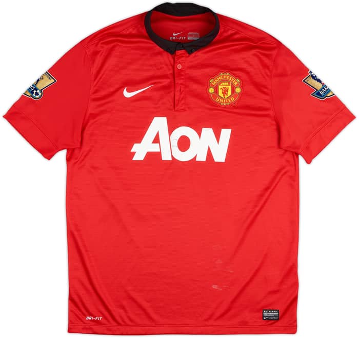 2013-14 Manchester United Home Shirt Carrick #16 - 5/10 - (L)