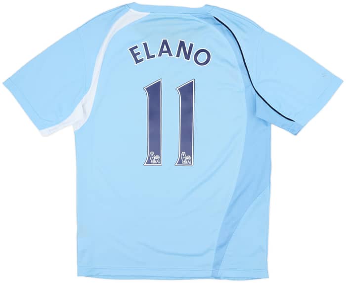 2008-09 Manchester City Home Shirt Elano #11 - 7/10 - (M)