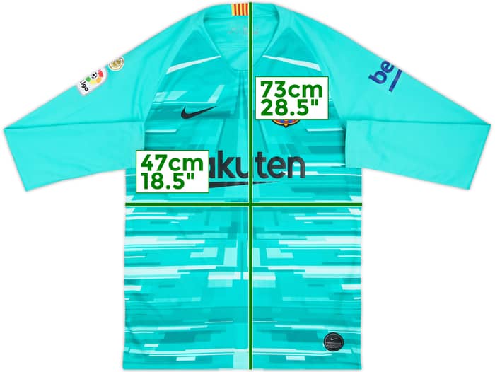 2019-20 Barcelona GK Shirt - 8/10 - (S)
