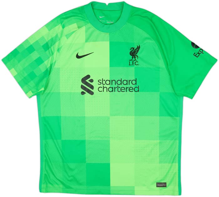 2021-22 Liverpool GK Shirt A.Becker #1 - 9/10 - (XL)