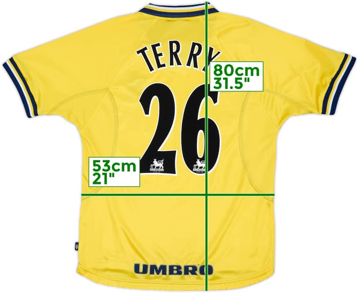 1998-00 Chelsea Third Shirt Terry #26 - 8/10 - (M)