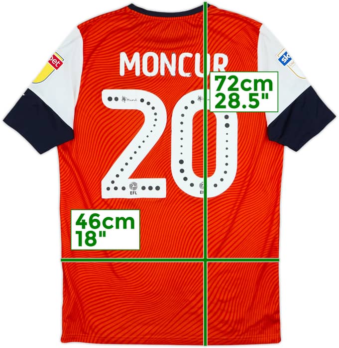 2019-20 Luton Town Home Shirt Moncur #20 - 4/10 - (M)