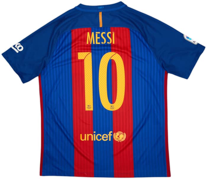 2016-17 Barcelona Home Shirt Messi #10 - 8/10 - (L)