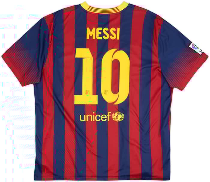2013-14 Barcelona Home Shirt Messi #10 - 7/10 - (XXL)
