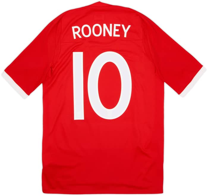 2010-11 England Away Shirt Rooney #10 - 8/10 - (XS)