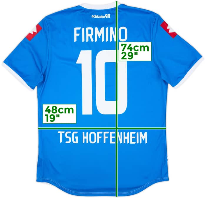 2014-15 Hoffenheim Home Shirt Firmino #10 - 8/10 - (M)
