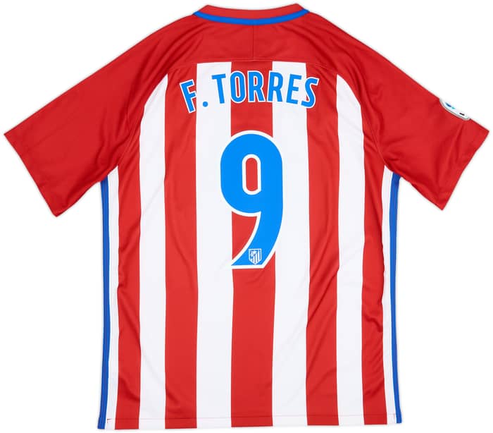 Camiseta de local del Atletico Madrid 2016-17 Torres #9 - 8/10 - (L)