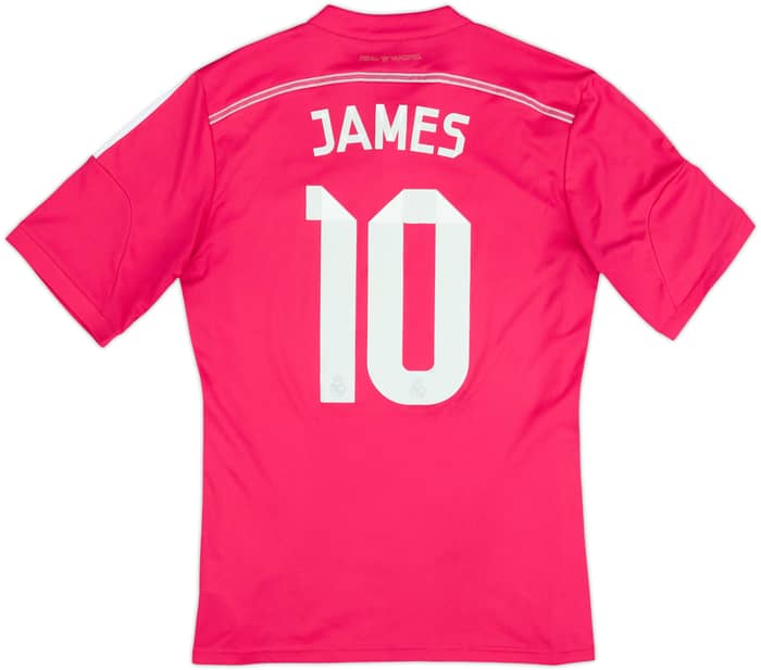 2014-15 Real Madrid Away Shirt James #10 - 5/10 - (M)