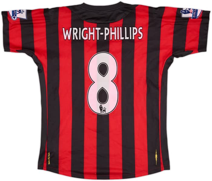 Camiseta de visitante del Manchester City 2011-12 Wright-Phillips #8 - 8/10 - (M)