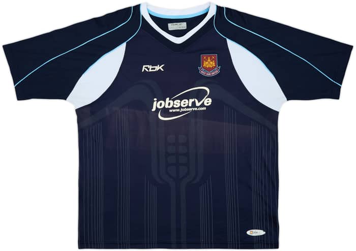 Camiseta de visitante del West Ham 2006-07 Ashton #9 - 6/10 - (XXL)