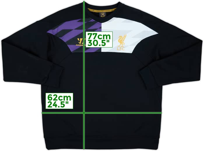 2013-14 Liverpool Warrior Sweat Top - 6/10 - (XL)
