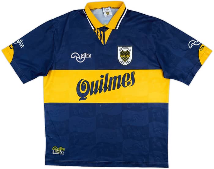 1995-97 Boca Juniors Home Shirt - 8/10 - (L)