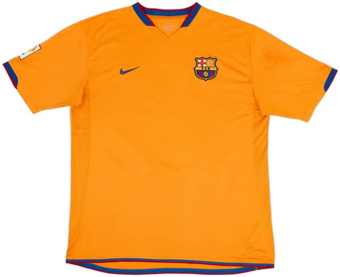 2006-08 Barcelona Away Shirt Ronaldinho #10 - 7/10 - (XL)