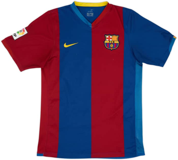 2006-07 Barcelona Home Shirt Ronaldinho #10 - 8/10 - (S)