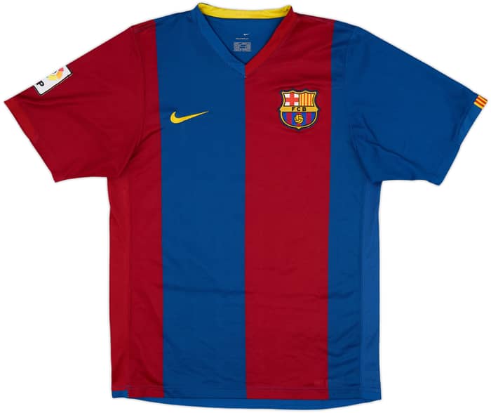 2006-07 Barcelona Home Shirt Ronaldinho #10 - 9/10 - (S)