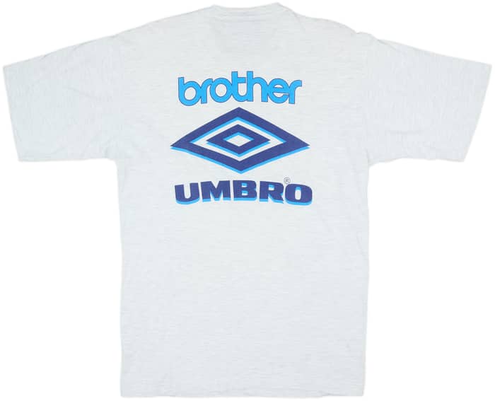 1995-97 Manchester City Umbro Cotton Tee - 9/10 - (L)
