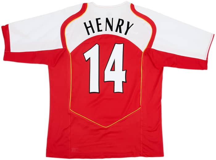 2004-05 Arsenal Home Shirt Henry #14 - 8/10 - (XL)