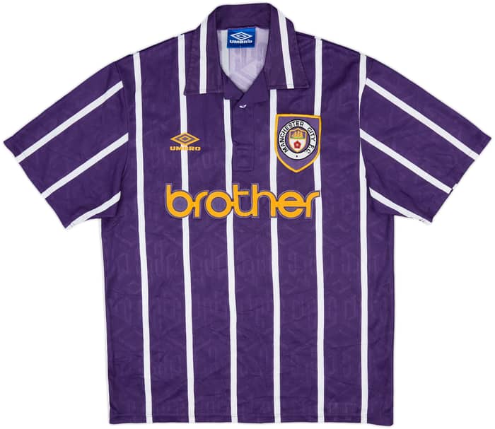 1993-94 Manchester City Away Shirt - 8/10 - (L)