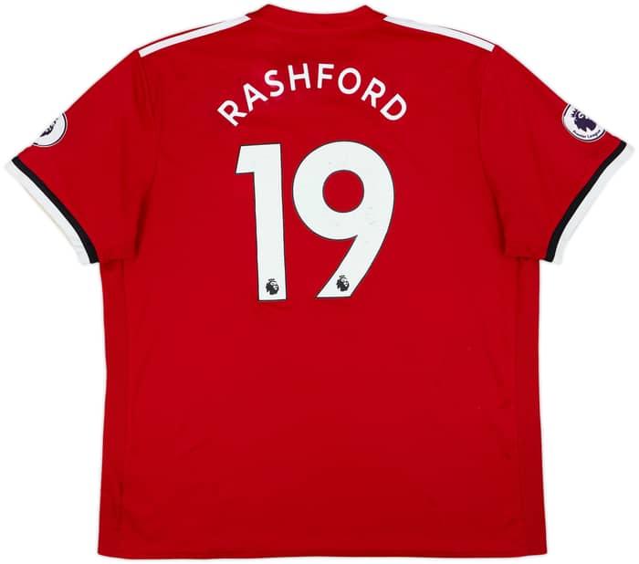 2017-18 Manchester United Home Shirt Rashford #19 - 6/10 - (XXL)