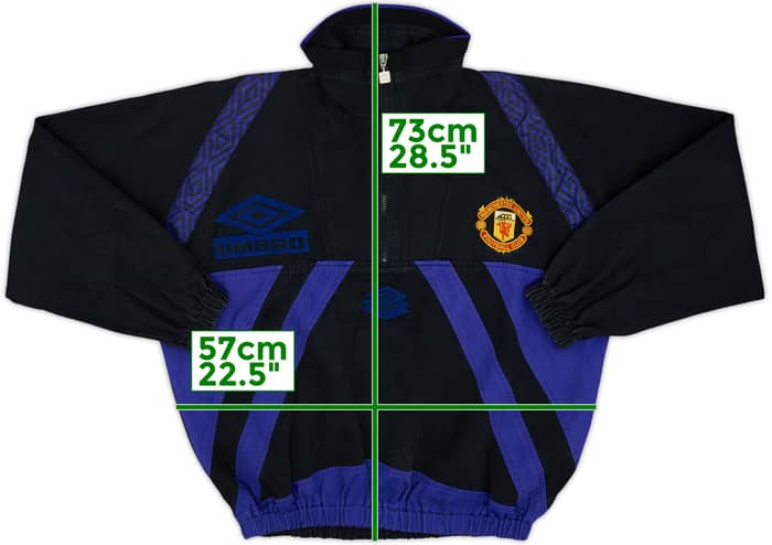 1995-96 Manchester United Umbro Chaqueta de entrenamiento - 8/10 - (S)