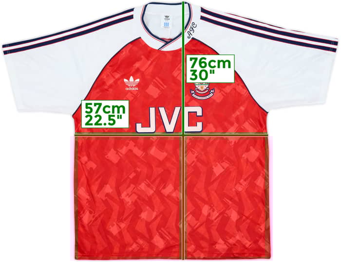 1990-92 Arsenal 'League Champions' Home Shirt - 9/10 - (L)