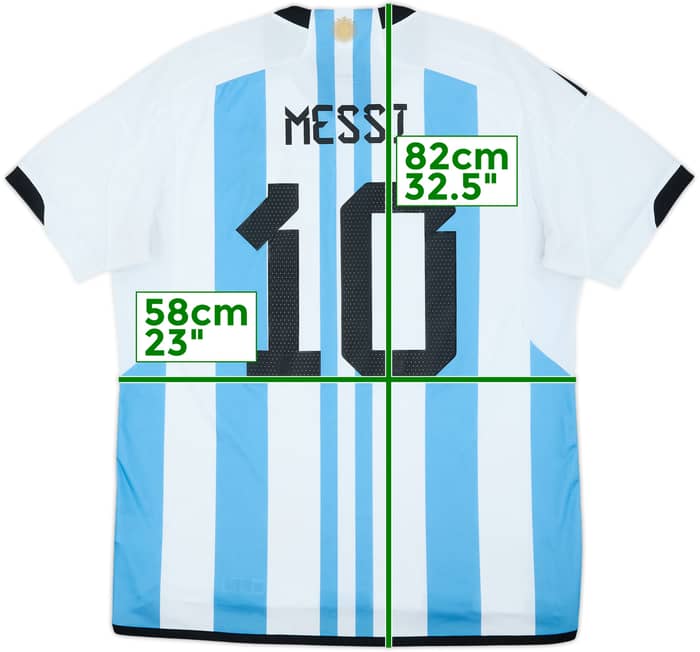2022-23 Argentina Home Shirt Messi #10 - 7/10 - (XL)