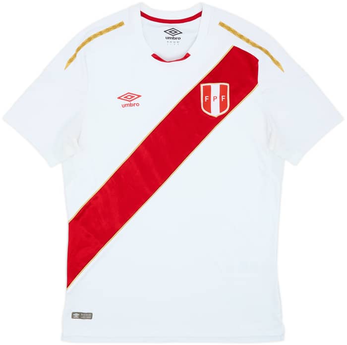 2018 Peru Home Shirt - 7/10 - (L)