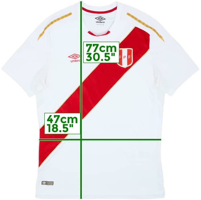 2018 Peru Home Shirt - 7/10 - (L)