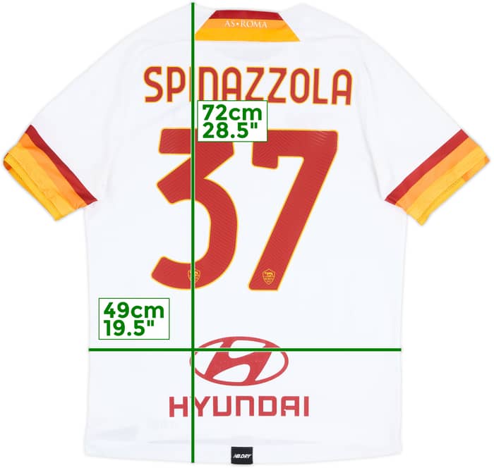 2021-22 Roma Away Shirt Spinazzola #37 - 6/10 - (M)