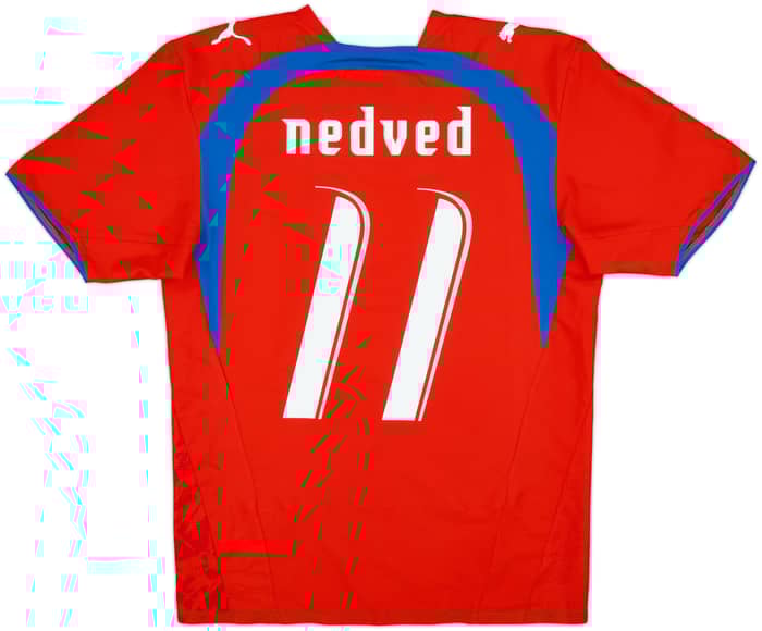 2006-08 Czech Republic Home Shirt Nedved #11 - 9/10 - (S)