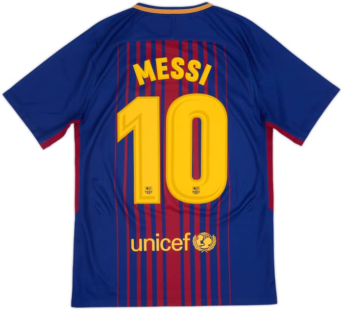 2017-18 Barcelona Local Camiseta Messi #10 - 8/10 - (S)